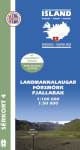Landmannalaugar, Þórsmörk, Fjallabak 1:100 000 - Sérkort 4