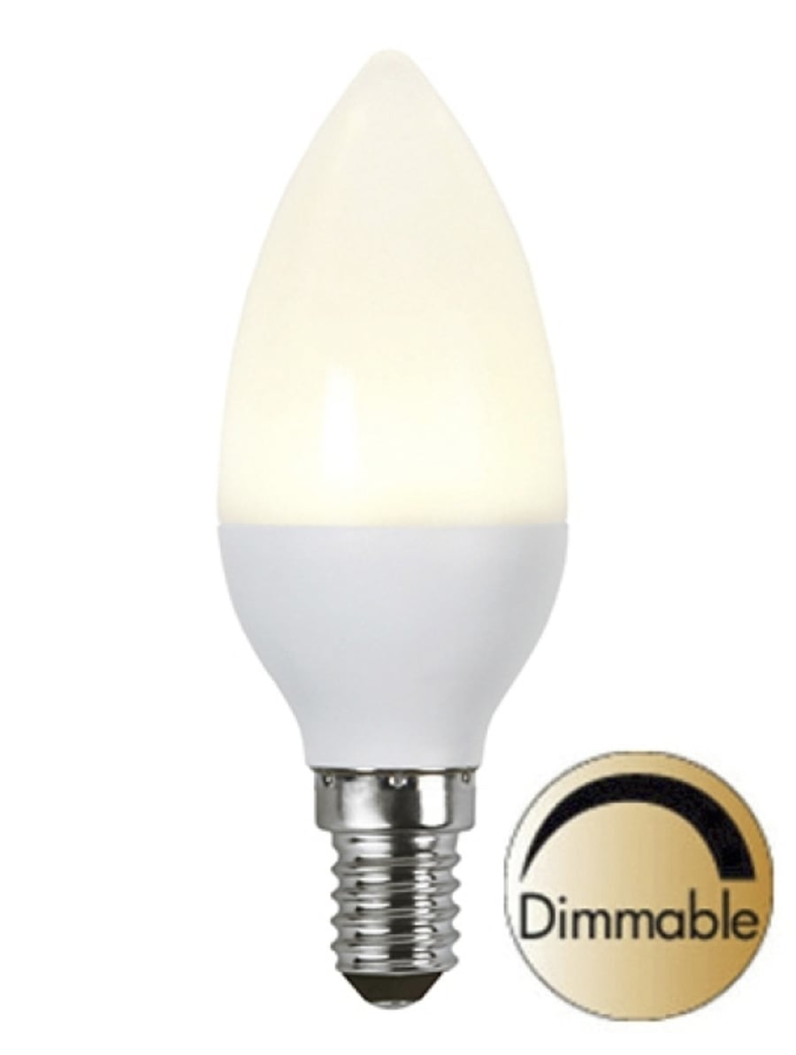 Illumination LED Opal E14 2700K 400lm 6W(35W) Dimmer compatible
