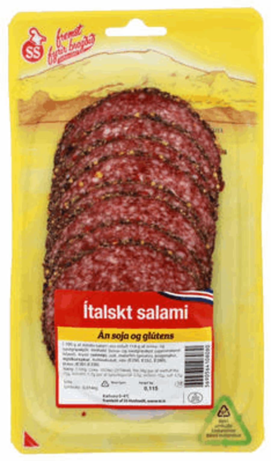 ítalskt salami 115 gr