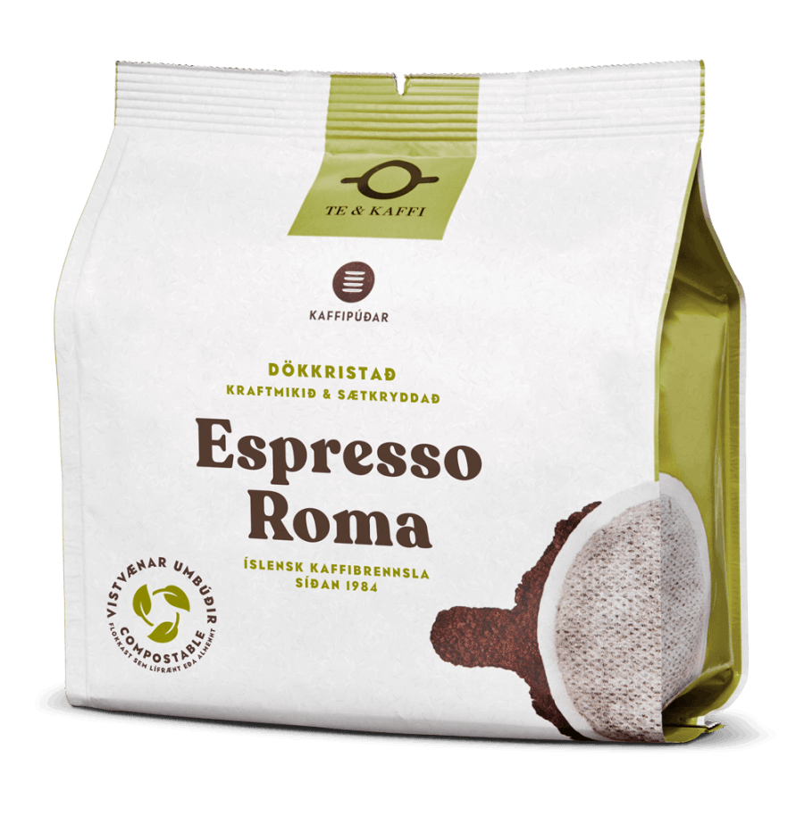 Te & Kaffi púðar espresso roma 14 stk