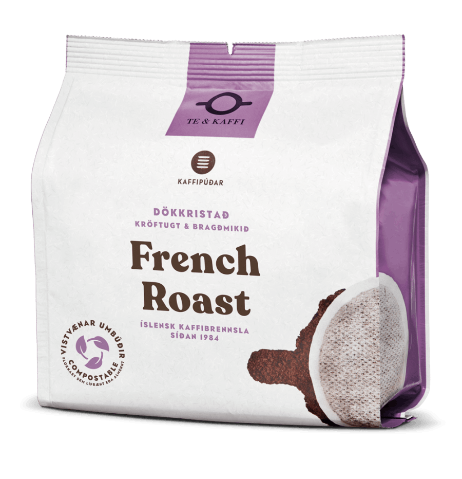 Te & Kaffi púðar french roast 14 stk