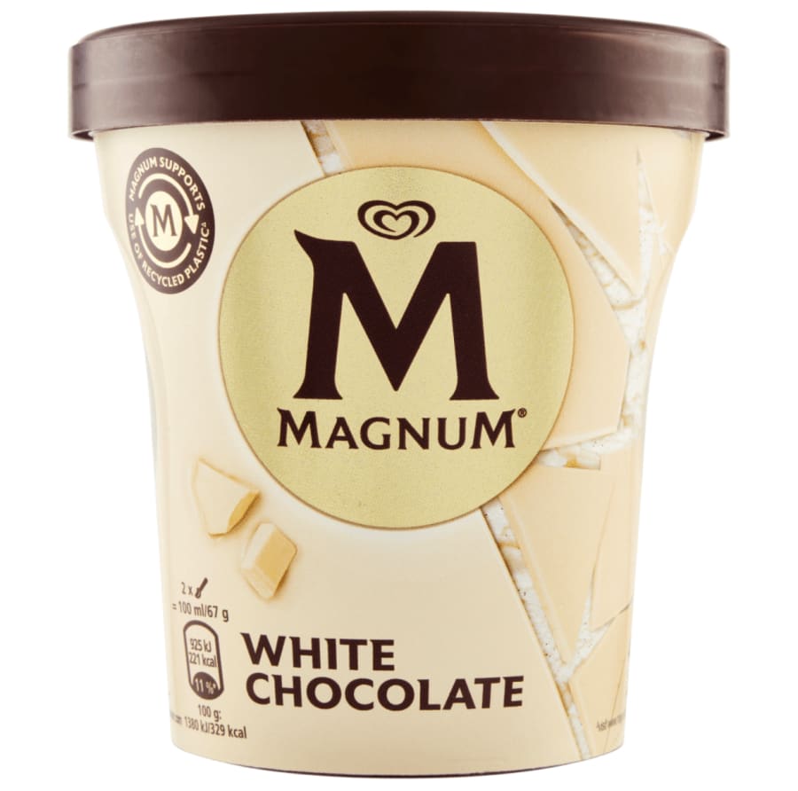 Magnum white chocolate 500 ml