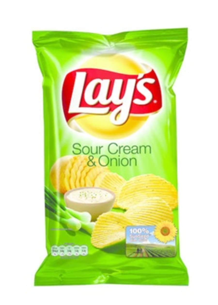 Lays 165g Sour Cream & Onion