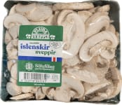 Sveppir sneiddir í boxi