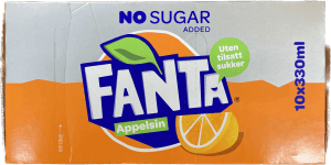fanta appelsín 10x330 ml