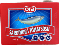 Ora sardínur tómat 106 gr