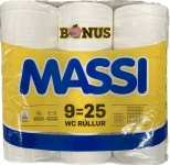 Bónus wc massi 9x500 blöð