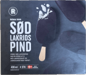 Rema íspinnar lakkrís 4 stk