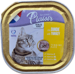 Plaisir Terrine með kalkúni fyrir geldaða fullorðna ketti 100 g