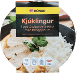 Bónus Kjúklingur í pestó piparostasósu með hrísgrjónum 400 g