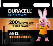 Duracell Optimum Rafhlöður - AA 12 stk