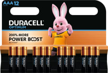 Duracell Optimum Rafhlöður - AAA 12 stk