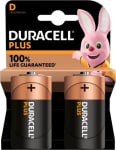 Duracell Rafhlöður - D 2 stk