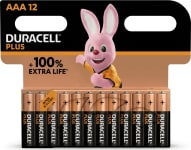 Duracell plús AAA 12 stk