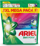 Ariel 3in1 Pods Colour XXL Mega Pack (51 stk, 928.2 g)