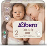 Libero Touch 2 bleyjur (3–6 kg) 32 stk