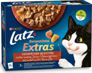Purina Latz Sensations Extras Sveitaval kattamatur í hlaupi 12 x 85 g