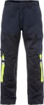 Fristads hitaþolnar buxur navy/HiViz gular