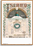Minningarspjald - plakat 50x70 cm