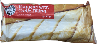 Bagetta með hvítlauksfyllingu 2 stk 350 g