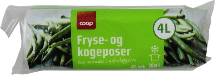 Coop Plastpokar 4L (frysti-Suðu-Mikro)
