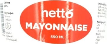 Nettó Mayonnaise 550ml.