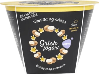 Arna Grískt Jógúrt  vanilla og kókos 200gr
