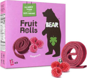 Bear fruit rolls raspberry 5x20 gr