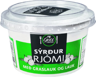Ms sýrður rjómi 180 gr m/graslauk