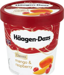 Haagen-dazs mango & raspberry 500 ml