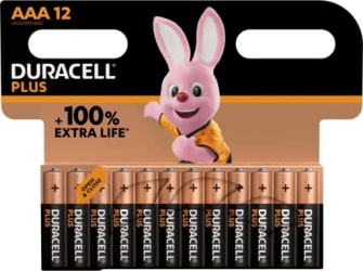 Duracell plús AAA 12 stk