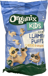Organix puffs cheese/onion 48 gr