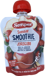 Semper smoothie jarðaber 90 gr