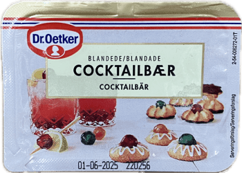 Dr.oetker kokteilber blönduð 100 gr
