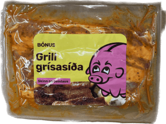 Bónus grill grísarifur ca. 600 gr