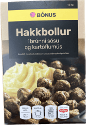 Bónus hakk bollur 1,2 kg