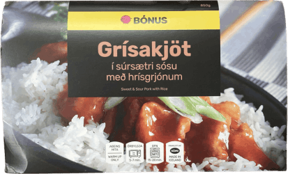 Bónus grísakjöt í súrsætri sósu 850 gr