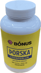 Bónus þorska lýsis perlur 180 stk