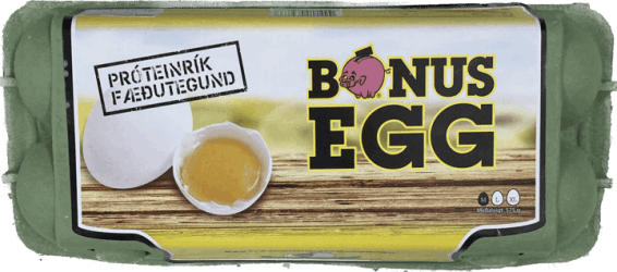 Bónus egg 10 stk