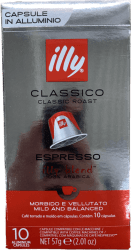 Illy hylki classic espresso 10 stk