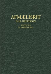 Afmælisrit: Páll Hreinsson sextugur 20. febrúar 2023
