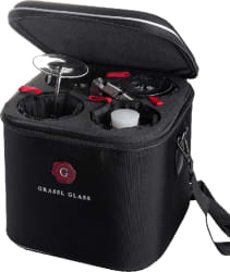 AMELIE Voyage+ ferðataska með 4 CRU glösum