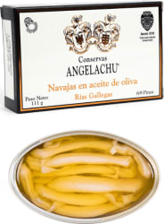 Angelachu hnífskel (Razor clams) í ólífuolíu - 111 gr.