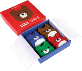 Sokkar - Bear Design baby socks