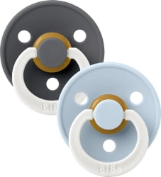 Colour GLOW Iron/Baby blue Stærð 1 og 2 2pk