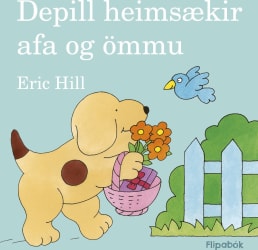 Depill heimsækir afa og ömmu