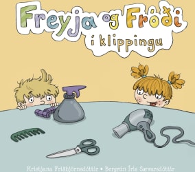 Freyja og Fróði í klippingu