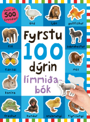 Fyrstu 100 dýrin - límmiðabók