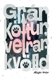 Grár köttur, vetrarkvöld e. Ægi Þór