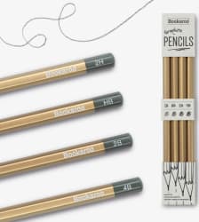 Graphite Pencils Gold - Bookaroo